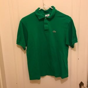 Lacoste green polo